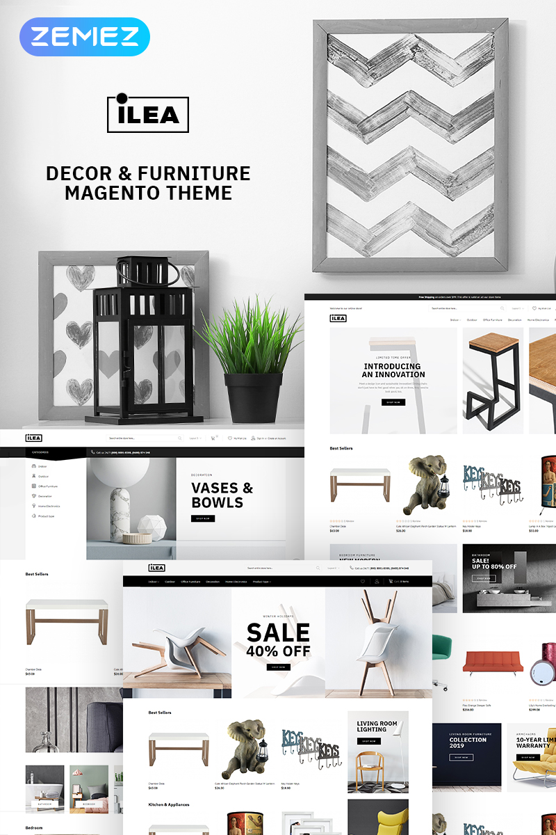 ILEA – Decor & Furniture Magento Theme