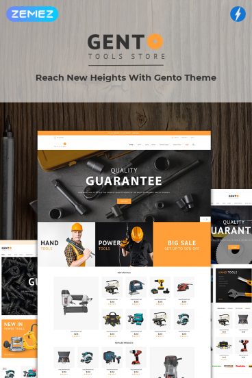 Gento - Tools Magento Theme