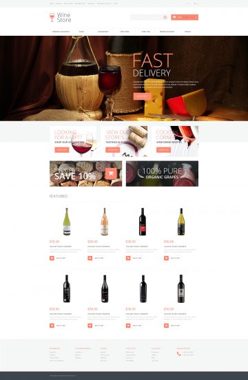 Wine Template Responsive OpenCart Template