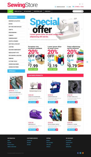 Crafts Template Responsive OpenCart Template