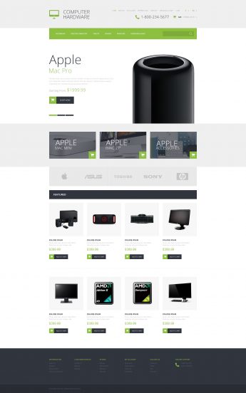 Computer Hardware OpenCart Template