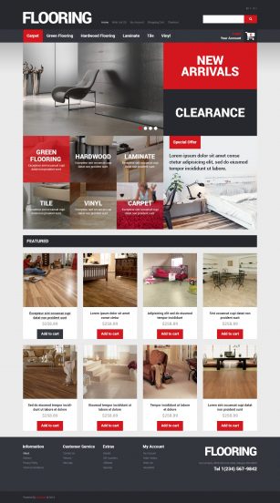 Flooring Store OpenCart Template