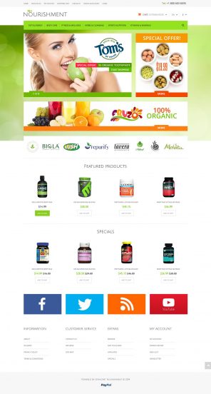 Health  Sport Nutrition OpenCart Template