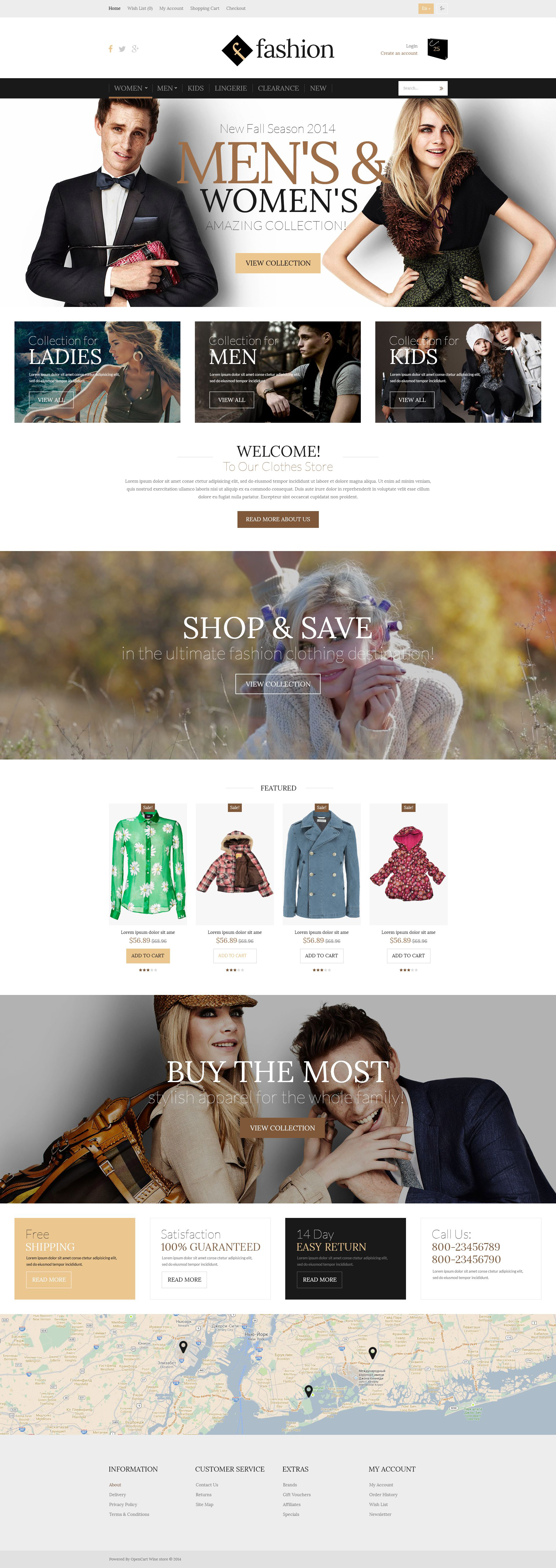 Fashion Board OpenCart Template