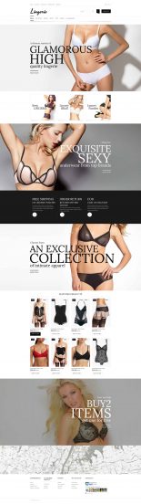 Lingerie Store OpenCart Template