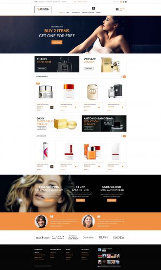 Perfume Store OpenCart Template