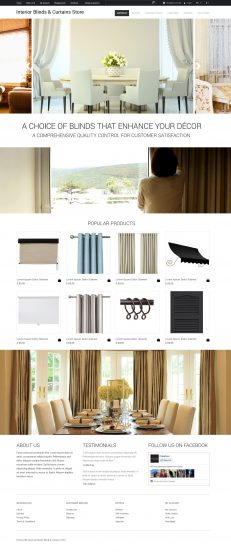 Interior Design OpenCart Template