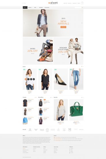 Trendy Clothes Store OpenCart Template