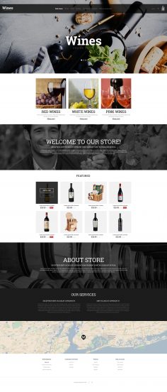 Wine Store OpenCart Template