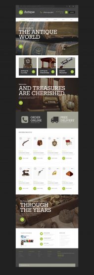 Antique Store OpenCart Template