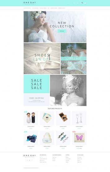 Bridal Shopping OpenCart Template