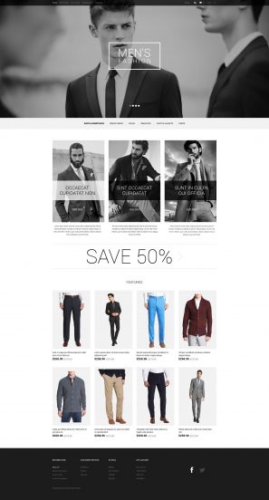 Fashion Store Template Responsive OpenCart Template