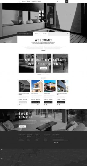 Real Estate OpenCart Template