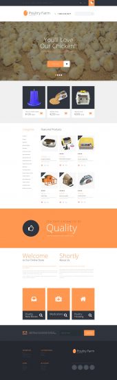 Poultry Farm OpenCart Template