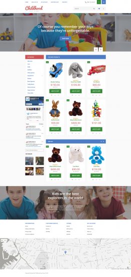 Childhood OpenCart Template