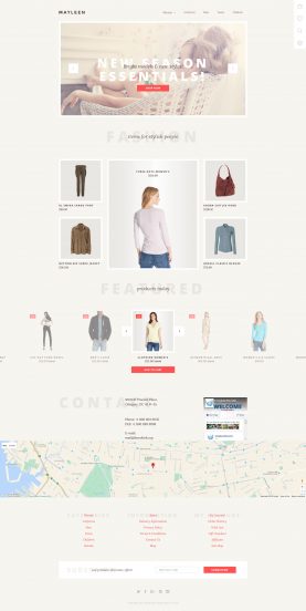 Mayleen OpenCart Template