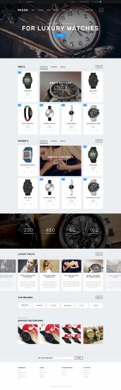 Watches Shop OpenCart Template