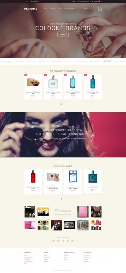 Perfume Shop OpenCart Template