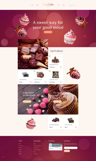 SweeTella Store OpenCart Template