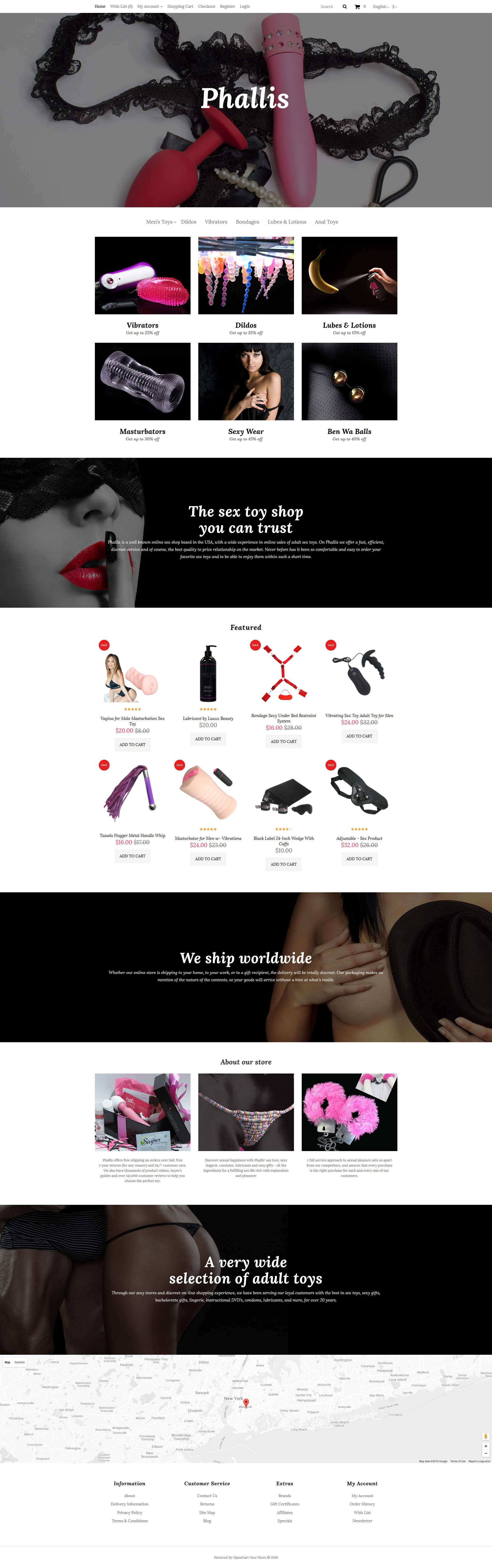 Phallis OpenCart Template