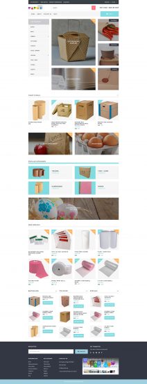 Paper Market - Packaging Responsive OpenCart Template