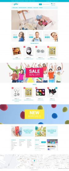 Gifts - Gift Store OpenCart Template