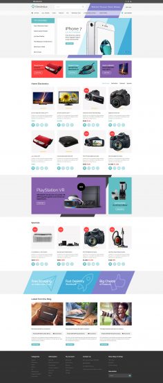 Electronics Store Template Responsive OpenCart Template