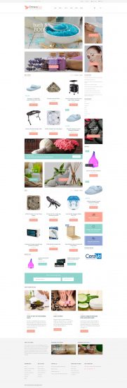 Spa Accessories Template Responsive OpenCart Template