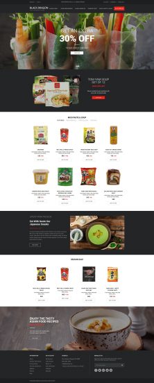 Grocery Store Template Responsive OpenCart Template