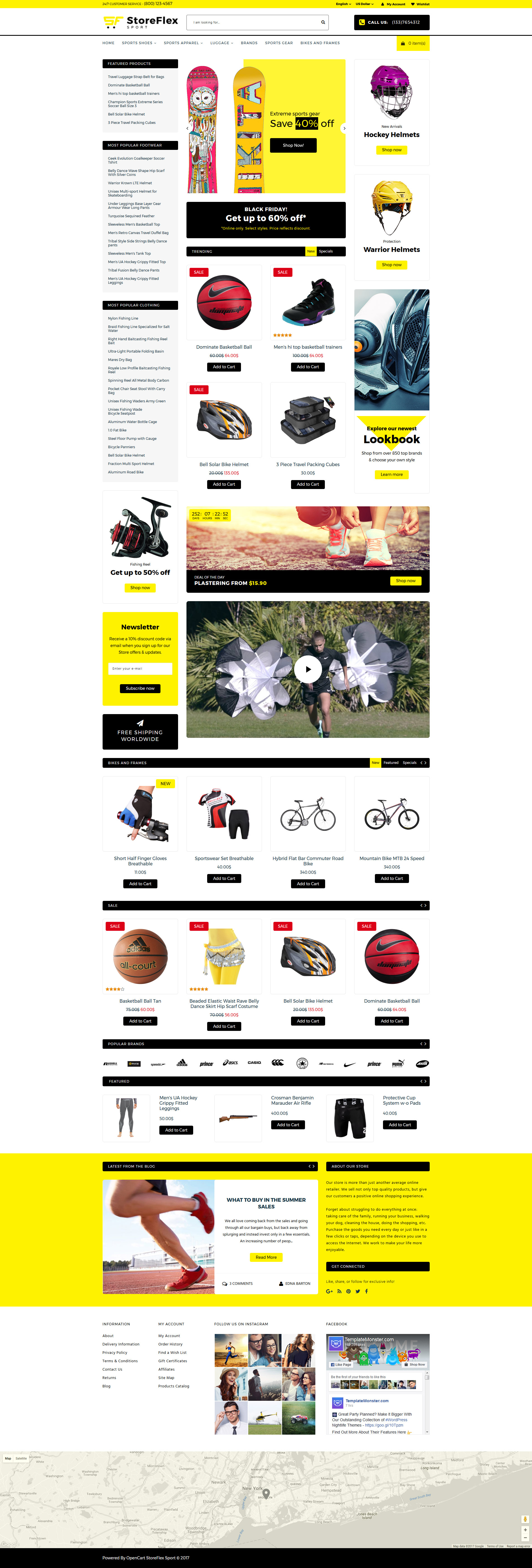 StoreFlex – Sports Store Responsive OpenCart Template