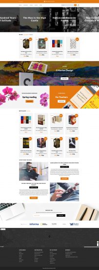 Book Store Template Responsive OpenCart Template