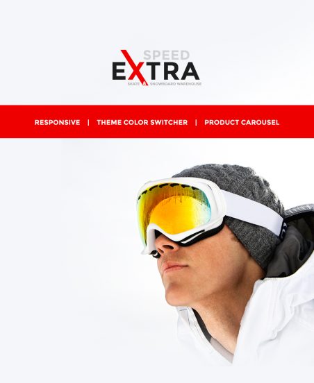 Snowboarding Template Responsive OpenCart Template