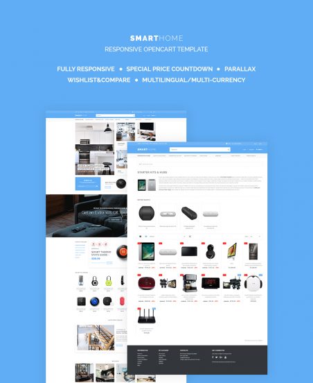 Electronics Template Responsive OpenCart Template