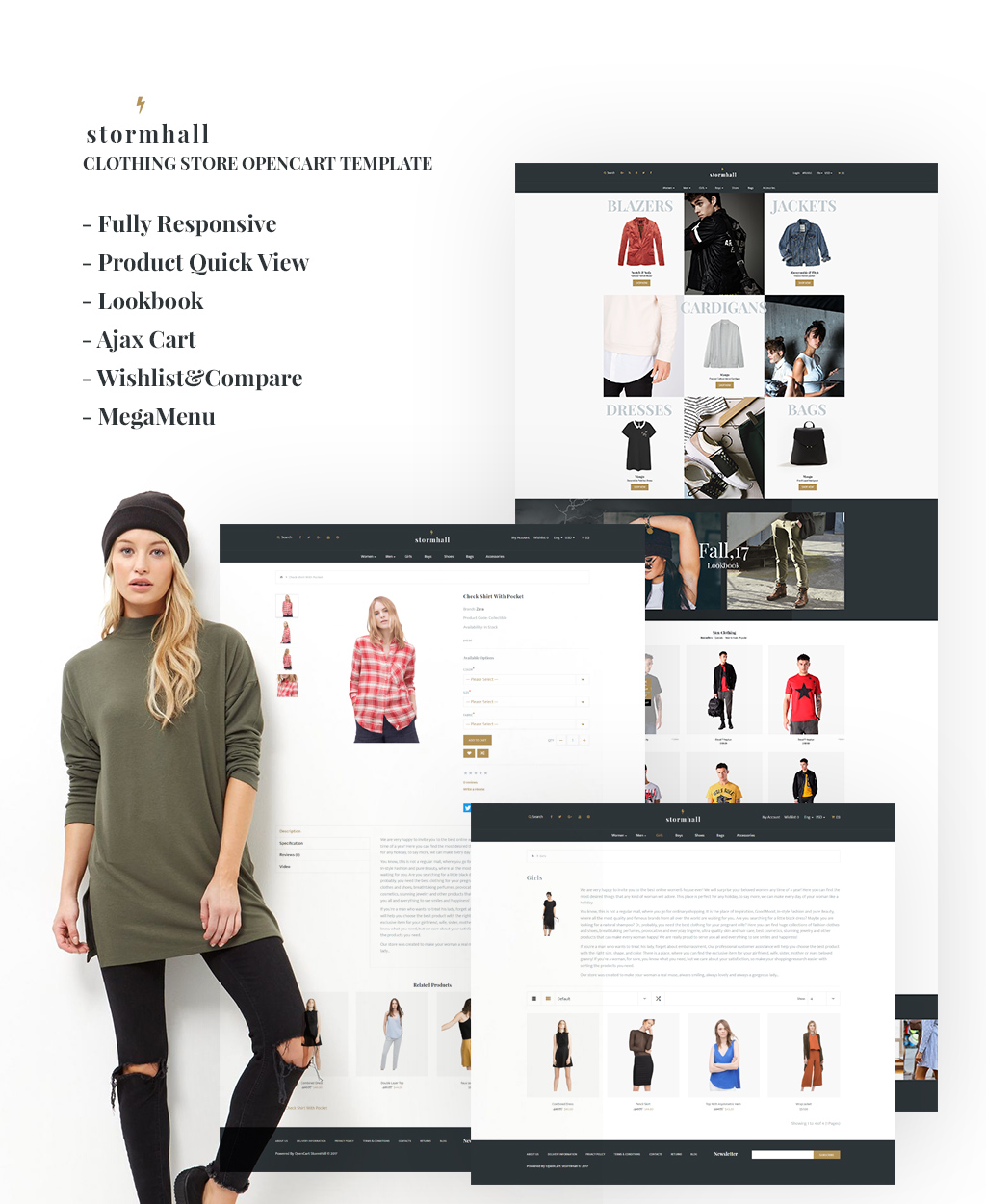 Fashion Store Template Responsive OpenCart Template