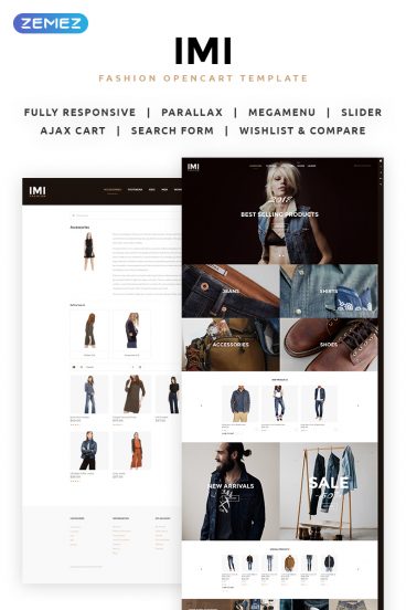 IMI - Fashion Store OpenCart Template