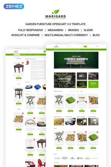 Marigard - Efficient Garden Furniture Online Shop OpenCart Template