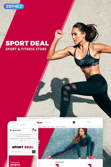 Sport Deal OpenCart Template