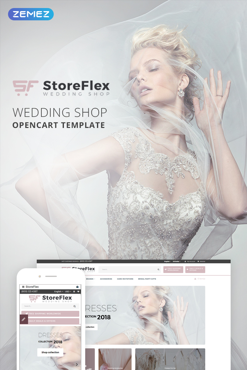 StoreFlex – Wedding Store OpenCart Template