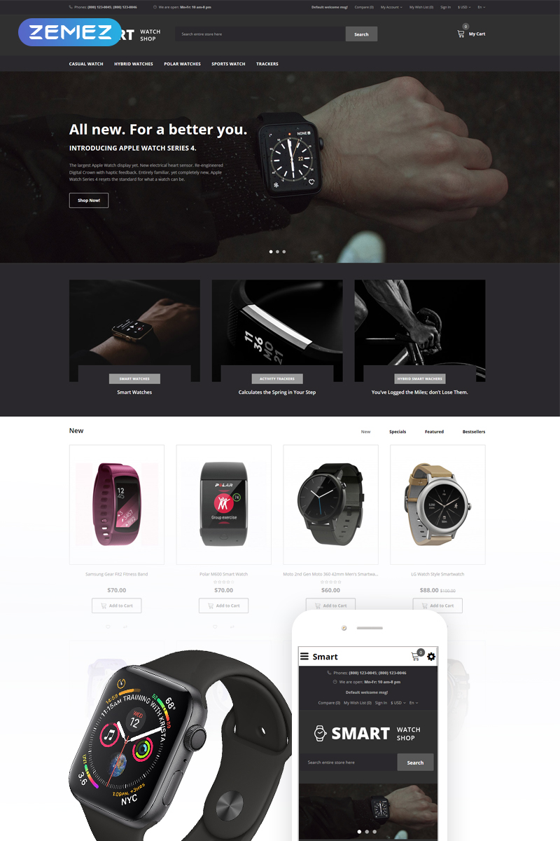 Smart – Gadget OpenCart Template