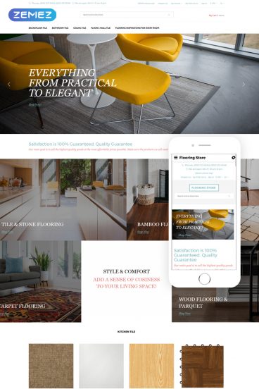 Flooring store - Flooring Clean Ready-to-use OpenCart Template