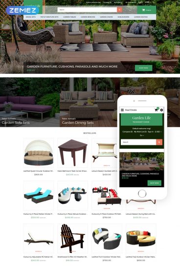 Garden Life - Garden Design eCommerce Modern OpenCart Template