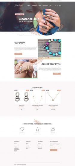 Jewelry Template Responsive PrestaShop Theme