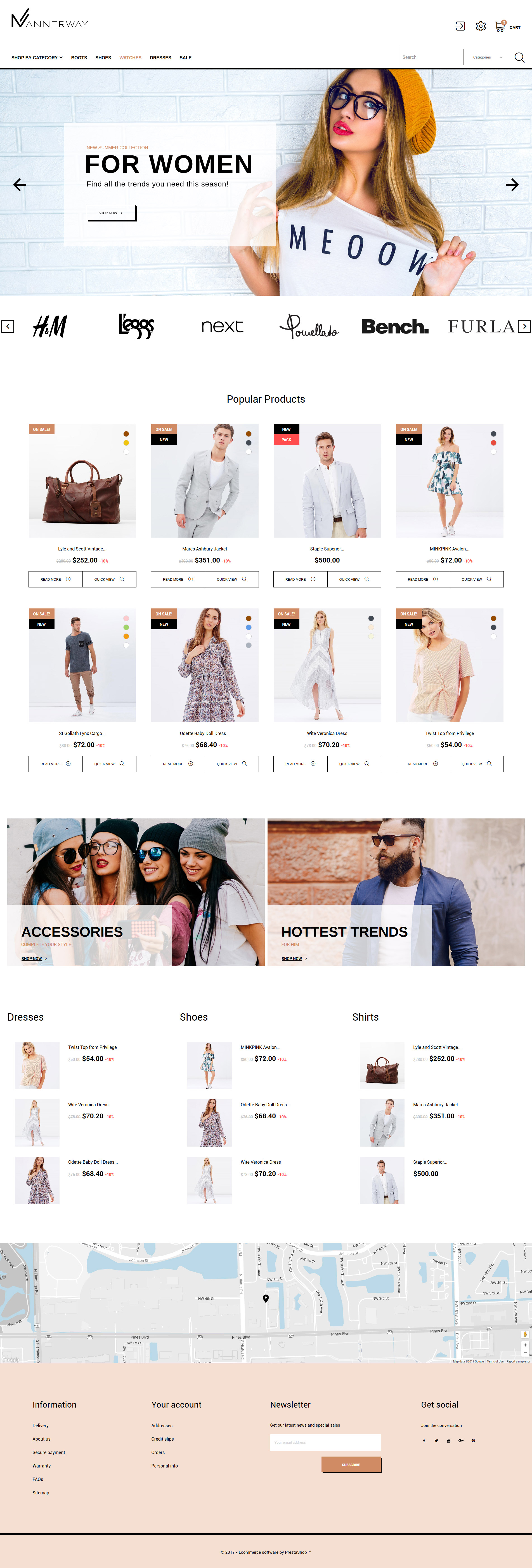 Mannerway – Clothes & Accessories PrestaShop Theme