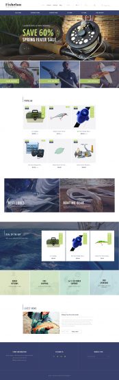 Fishelan - Fishing Equipment PrestaShop Theme