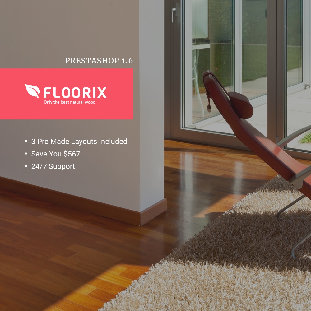 Flooring Template Responsive PrestaShop Theme