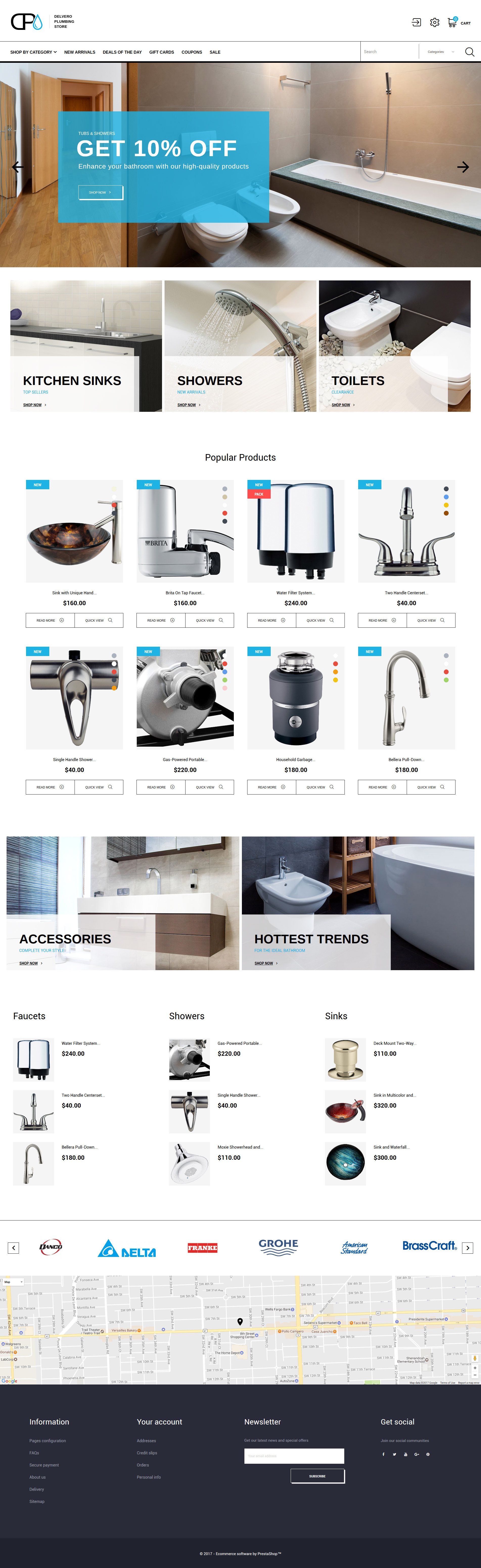 Delvero Plumbing PrestaShop Theme