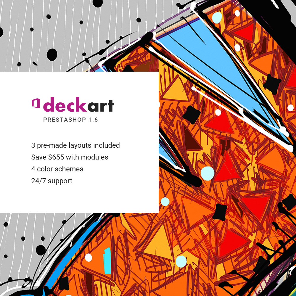 DeckArt Responsive PrestaShop Theme