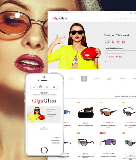 GigaGlass PrestaShop Theme