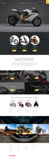 Moto PrestaShop Theme