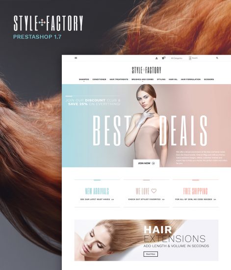 StyleFactory PrestaShop Theme